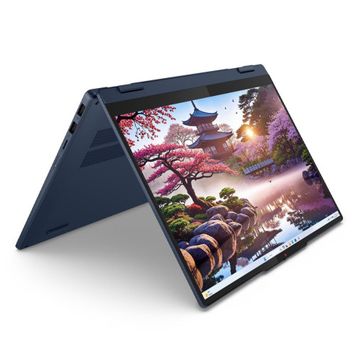 Лаптоп LENOVO IdeaPad 5 2-in-1 Intel Core Ultra 5 225H, 16 инча, WUXGA Touch, 16GB DDR5, 1TB SSD, Windows 11 Home, Cosmic Blue