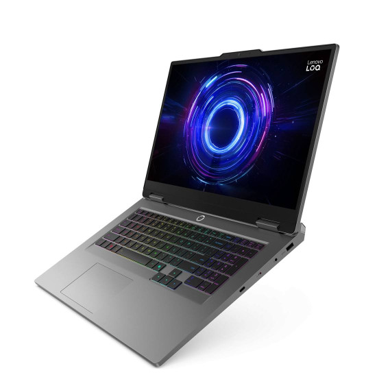 Лаптоп LENOVO LOQ, Intel Core i7-13650HX, 17.3 инча, FHD, 165 Hz, 16 GB DDR5, 512 GB PCIe, NVIDIA GeForce RTX 5050 8 GB, Luna Grey