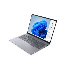 Лаптоп Lenovo ThinkBook 16 Gen 7 ARP, 16 инча, AMD Ryzen 5 7535HS, 16GB RAM, 512GB SSD, IPS, WUXGA, Windows 11 Pro, Storm Grey