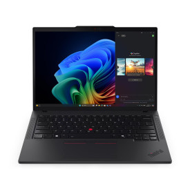 Лаптоп Lenovo ThinkPad T14 Gen 6, 14 инча OLED 2.8K, Ryzen AI 7 PRO 350, 32GB DDR5, 1TB SSD, Radeon 860M, Windows 11 Pro, Wi-Fi 7, Black