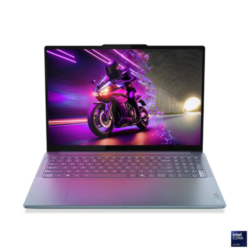 Лаптоп Lenovo Yoga Pro 9, Intel Core Ultra 7 255H, 16 инча 2.8K OLED 500N 120Hz, 64GB DDR5x, 2TB SSD, RTX5070 8GB, Windows 11 Home, Tidal Teal