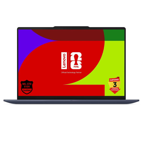 Лаптоп LENOVO Yoga Slim 7 Ultra, Intel Core Ultra X7 358H, 14 инча, 32 GB DDR5, 1 TB, Windows 11 Home, Cosmic Blue