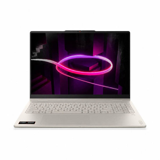 Лаптоп LENOVO Yoga 7 2-in-1, AMD Ryzen AI 7 445, 16 инча 2.8K OLED, тъчскрийн, 500 нита, 32GB DDR5 RAM, 1TB SSD, Seashell, Windows 11 Home + Pen