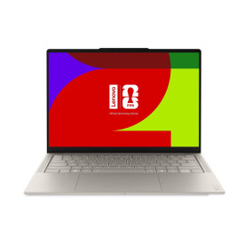 Лаптоп LENOVO Yoga Slim 7, Intel Core Ultra 7 355, 14 инча 2.8K OLED, тъчскрийн, 120Hz, 32GB DDR5 RAM, 2TB SSD, Seashell, Windows 11 Home