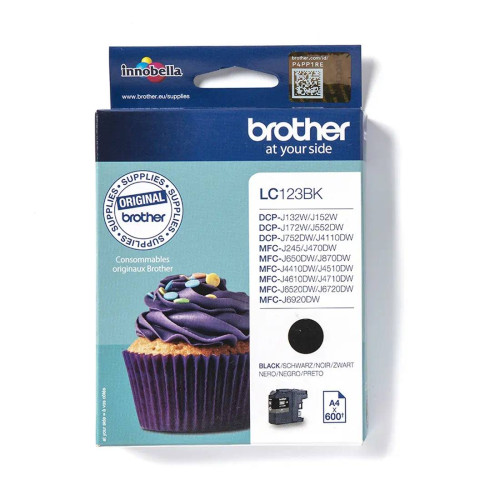 Мастило BROTHER LC-123, LC123BK, Black