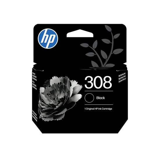 Мастило HP 308 Original, Black