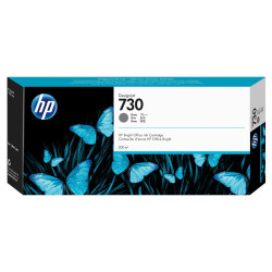 Мастило HP 730, P2V72A, за T1600 / T2600 / T1700, Gray 
