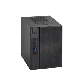 Мини компютър ASRock DeskMeet X300, AMD AM4 Socket, 65W, DDR4 3200MHz, 128GB, PCIe 3.0 x16, DisplayPort, HDMI, D-Sub, SATA3, Ultra M.2, USB 3.2 Gen1 Type-C, USB 3.2 Gen1 Type-A, USB 2.0 Type-A