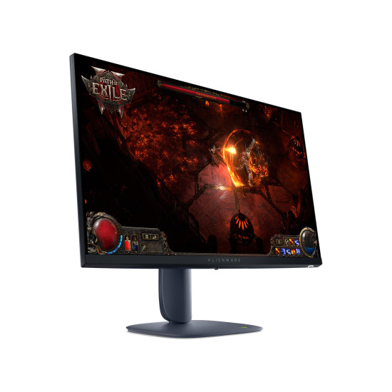 Монитор Alienware AW2725DM, 27 инча, Fast IPS, QHD, 180Hz, 1ms, G-SYNC, FreeSync Premium Pro, HDR400