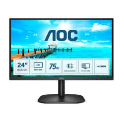 Монитор AOC 24B2XHM2, 23.8 инча VA, FHD 1920x1080, 16:9, 75Hz, 4ms, D-Sub, HDMI