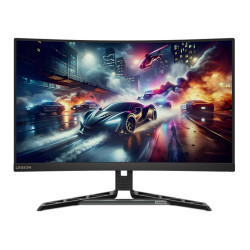Монитор LENOVO R27qc-30, 27 инча, VA QHD, 180Hz, 0.5ms, HDMI2.1, DP, USB Type-C, USB HUB