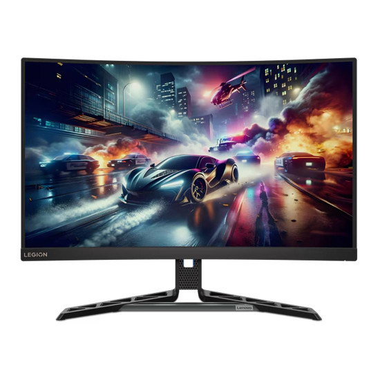 Монитор LENOVO R27qc-30, 27 инча, VA QHD, 180Hz, 0.5ms, HDMI2.1, DP, USB Type-C, USB HUB
