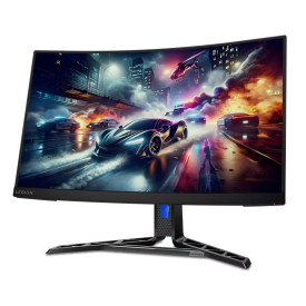 Монитор LENOVO R27qc-30, 27 инча, VA QHD, 180Hz, 0.5ms, HDMI2.1, DP, USB Type-C, USB HUB