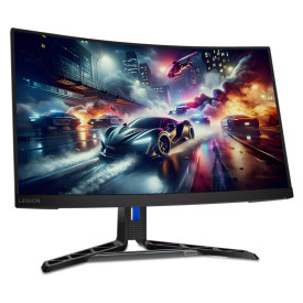 Монитор LENOVO R27qc-30, 27 инча, VA QHD, 180Hz, 0.5ms, HDMI2.1, DP, USB Type-C, USB HUB