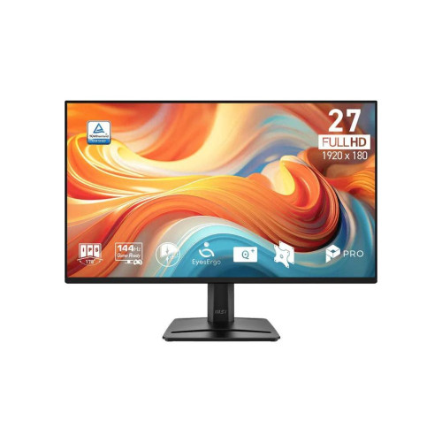 Монитор MSI PRO MP275 E14L Professional Business, 27 инча, FHD 1920 x 1080, 144 Hz, 1/4 ms, AMD FreeSync