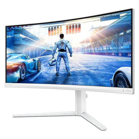 Монитор Philips 34M2C5601QA, 34 инча Fast VA, UWQHD (3440 x 1440), 200Hz, 21:9