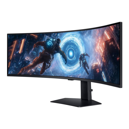 Монитор SAMSUNG LS49FG910EUXEN, 49 инча, Curved, 5120x1440, 32:9, 1ms, 144Hz, HDMI, DP, USB