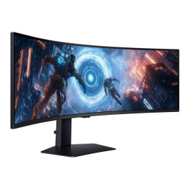 Монитор SAMSUNG LS49FG910EUXEN, 49 инча, Curved, 5120x1440, 32:9, 1ms, 144Hz, HDMI, DP, USB