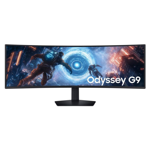 Монитор SAMSUNG LS49FG910EUXEN, 49 инча, Curved, 5120x1440, 32:9, 1ms, 144Hz, HDMI, DP, USB