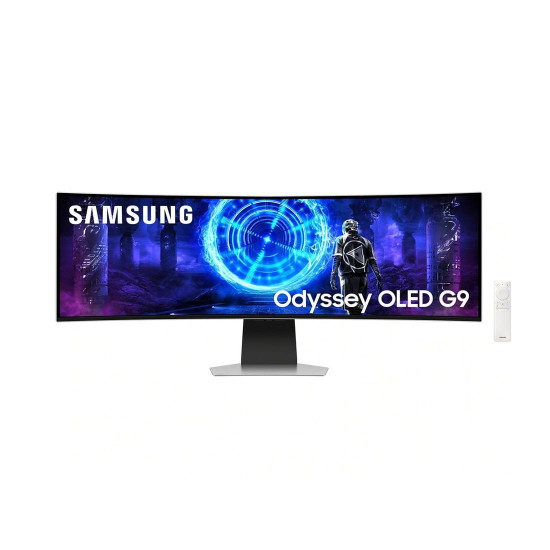 Монитор Samsung Odyssey OLED G9 G95SD, 49 инча, OLED, Dual QHD, 240Hz, 0.03ms, AMD FreeSync Premium Pro, DisplayHDR True Black 400