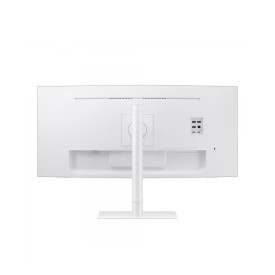 Монитор SAMSUNG ViewFinity S6 LS34C650TAUXEN, 34 инча, 21:9, извит 1000R, 3440 x 1440, VA, 5 ms, 100 Hz, HDMI, Thunderbolt, White