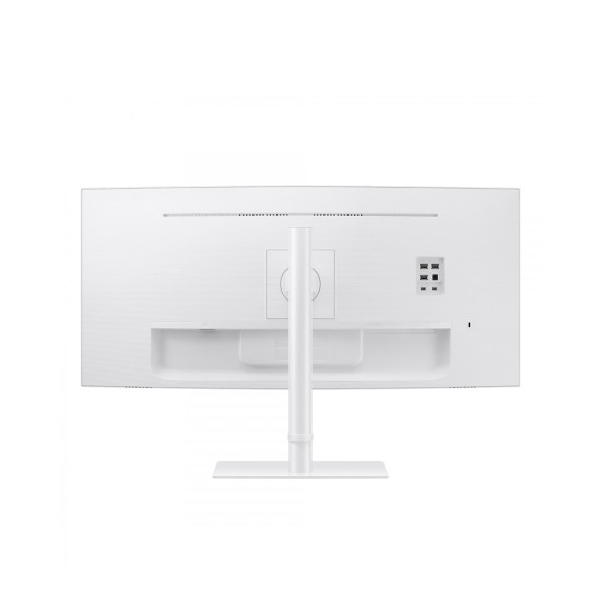 Монитор SAMSUNG ViewFinity S6 LS34C650TAUXEN, 34 инча, 21:9, извит 1000R, 3440 x 1440, VA, 5 ms, 100 Hz, HDMI, Thunderbolt, White