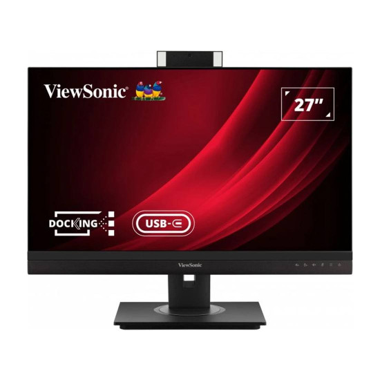 Монитор VIEWSONIC VG2756V-2K, 27 инча, 16:9, 1920x1080, IPS, с уебкамера, HDMI, DisplayPort, USB