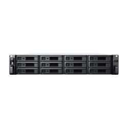 NAS устройство Synology RackStation RS2423RP+, 12-bay, AMD Ryzen V1780B, 8GB RAM, 2x RJ-45 1GbE LAN, 1x RJ-45 10GbE LAN, 2x USB 3.2