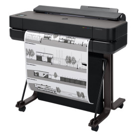 Плотер HP DesignJet T650, 24 инча, LFP, 2025, цветен Ink-Jet, Roll A1, 61.0cmx91.4m, 2400x1200dpi, USB, LAN, Wi-Fi, Cutter