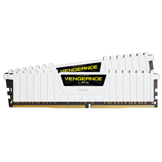 RAM памет Crucial Pro OC Gaming Memory 64GB (32GBx2) DDR5, 6400MT/s, UDIMM, CL32, White, Kit of 2