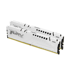 RAM памет Kingston FURY Beast RGB, 64GB, 2х32GB, DDR5, 5600MHz, CL30, 1.25V, 2x32GB, UDIMM, Intel XMP, AMD EXPO, Kit of 2