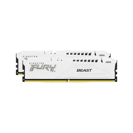 RAM памет Kingston FURY Beast RGB, 64GB, 2х32GB, DDR5, 5600MHz, CL30, 1.25V, 2x32GB, UDIMM, Intel XMP, AMD EXPO, Kit of 2