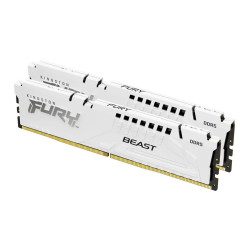 RAM памет Kingston FURY Beast White EXPO 32GB (2x16GB), 5200MT/s, DDR5, CL36, DIMM, Kit of 2