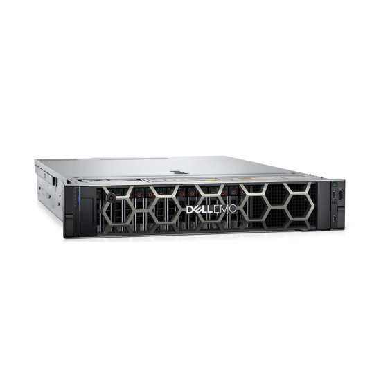 Сървър Dell PowerEdge R550, Xeon Silver 4309Y, 2.8GHz, 8C/16T, 16GB DDR4, 480GB SSD, PERC H755, 8 x 3.5 инча SAS/SATA hot-plug, Broadcom 10GbE SFP+, 1Gb LOM, Dual 1100W PSU, TPM 2.0, 2U Rack