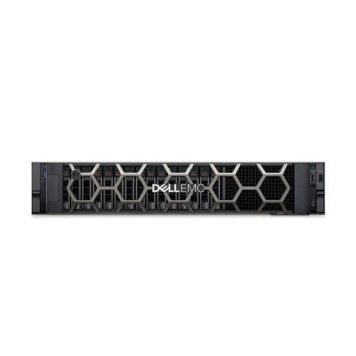 Сървър Dell PowerEdge R550, Xeon Silver 4309Y, 2.8GHz, 8C/16T, 16GB DDR4, 480GB SSD, PERC H755, 8 x 3.5 инча SAS/SATA hot-plug, Broadcom 10GbE SFP+, 1Gb LOM, Dual 1100W PSU, TPM 2.0, 2U Rack