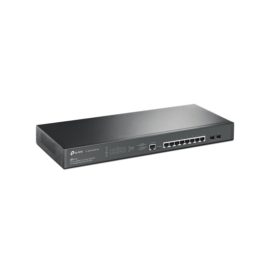 Суич TP-Link TL-SG3210XHP-M2, 8 порта 2.5GBASE-T, 2 порта 10GE SFP+, PoE+, Easy Smart, Omada SDN