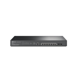 Суич TP-Link TL-SG3210XHP-M2, 8 порта 2.5GBASE-T, 2 порта 10GE SFP+, PoE+, Easy Smart, Omada SDN