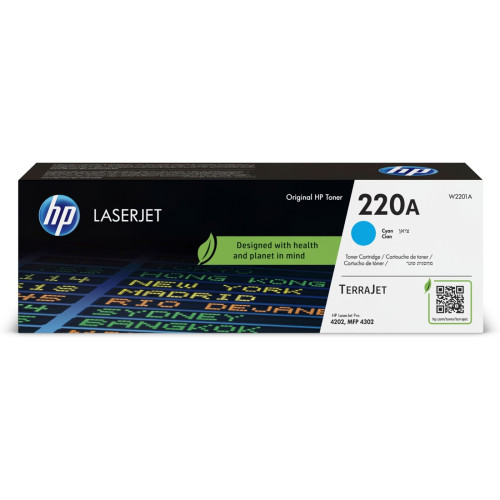 Тонер касета HP 220A, W2201A, Cyan