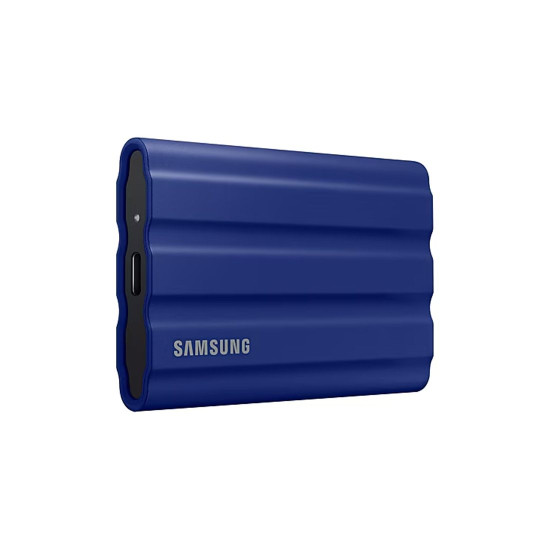Външен SSD диск SAMSUNG T7 Shield 1TB, USB 3.2 Gen 2, IP65, син