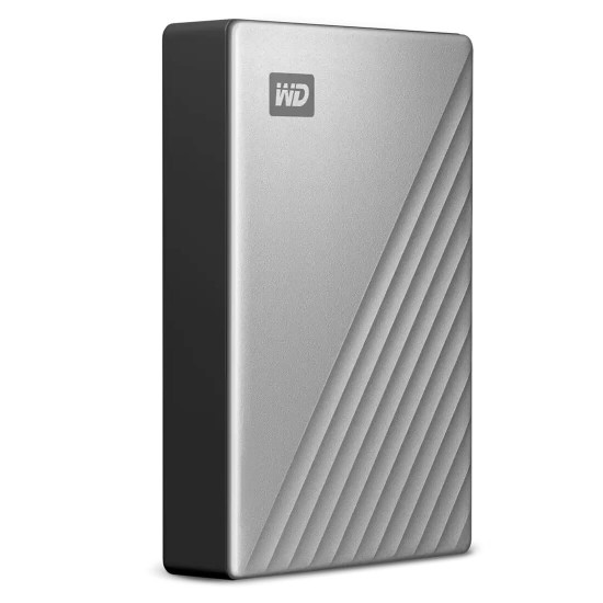 Външен твърд диск WESTERN DIGITAL My Passport Ultra 4TB, Silver
