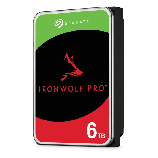 Вътрешен твърд диск SEAGATE Ironwolf PRO Enterprise NAS 6TB, 7200rpm, 6Gb/s SATA, 256MB, 8.9cm, 3.5 инча