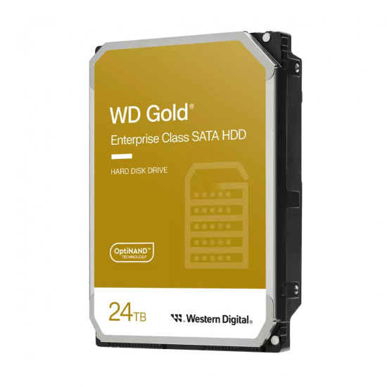 Вътрешен твърд диск Western Digital Gold, 24TB, SATA 6Gb/s, 3.5 инча