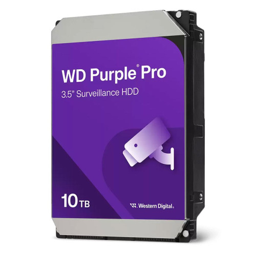 Вътрешен твърд диск WESTERN DIGITAL Purple Pro 10TB, SATA 6Gb/s, HDD, 3.5 инча, 7200rpm, 256MB Cache
