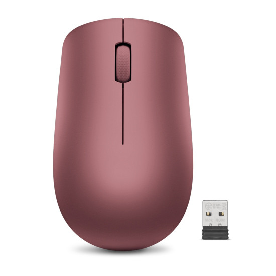 Безжична мишка LENOVO 530 Wireless Mouse, Cherry Red