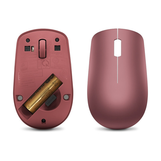 Безжична мишка LENOVO 530 Wireless Mouse, Cherry Red