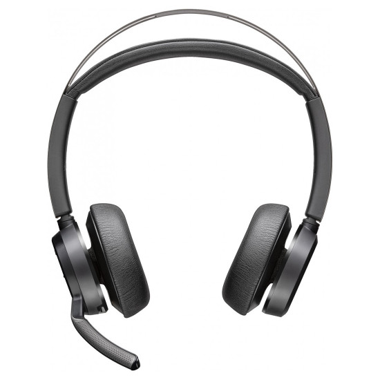 Безжични слушалки HP Poly Voyager Focus 2, USB-A с зарядна стойка