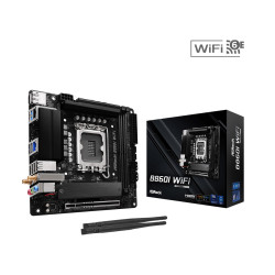 Дънна платка ASRock B860I WiFi, Mini ITX, LGA1851, 2x DDR5, Intel B860