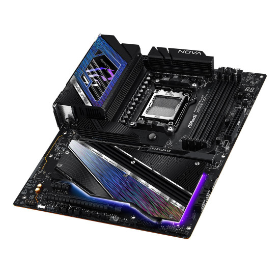 Дънна платка ASRock X870E Nova Wi-Fi, AM5, 4x DDR5, 1x PCIe 5.0 x16