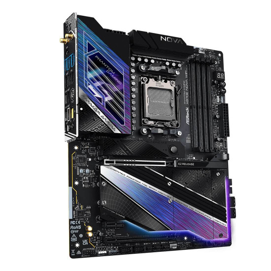 Дънна платка ASRock X870E Nova Wi-Fi, AM5, 4x DDR5, 1x PCIe 5.0 x16