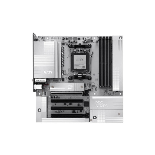 Дънна платка MSI PRO B850M-A WIFI PZ, mATX, AM5, Wi-Fi 7, Bluetooth